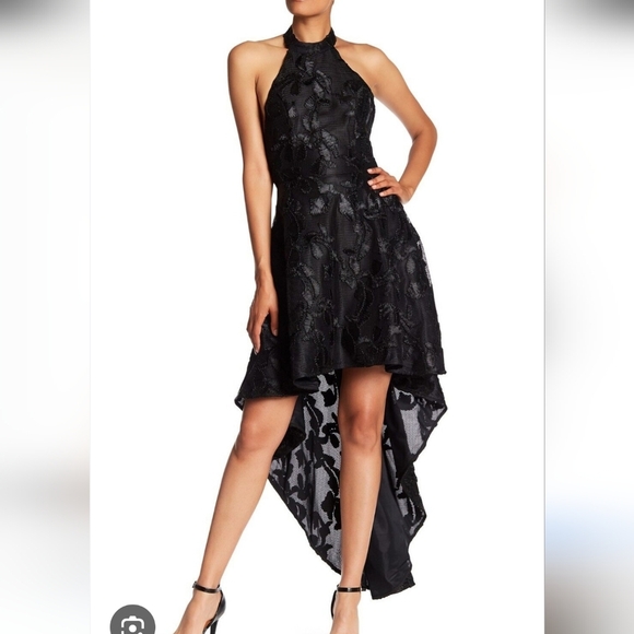 ISSUE New York Lace High/Low Gown - Picture 1 of 8